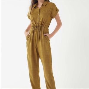 Urban Outfitters, Tilda Plaid Jumpsuit
